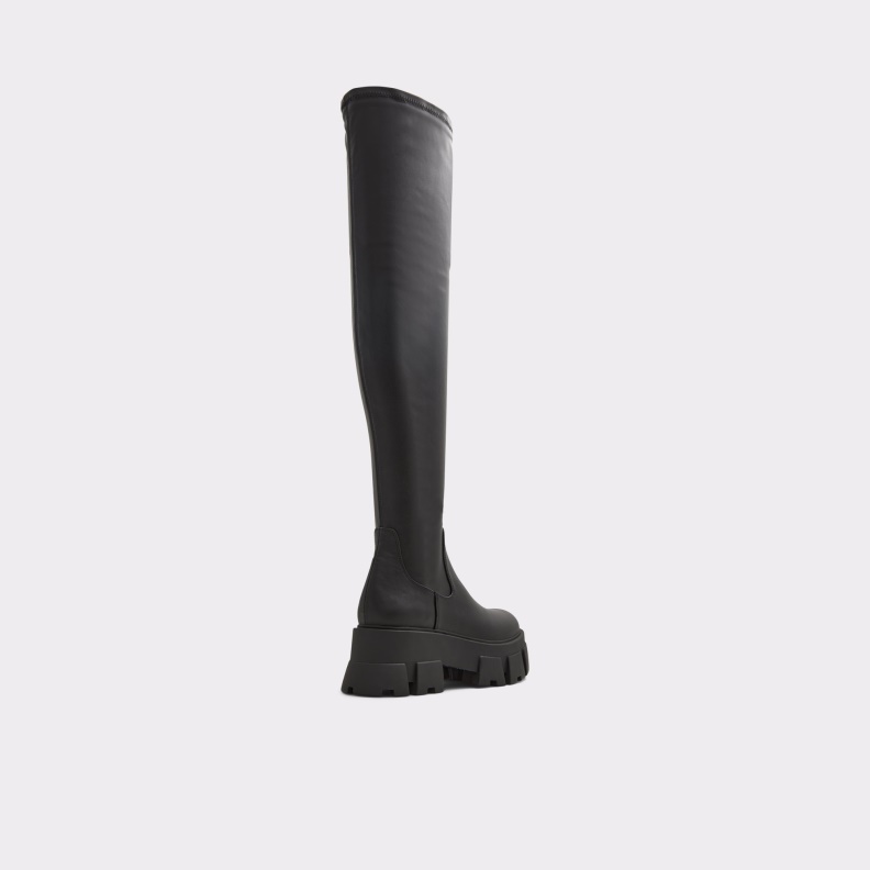 Black New Arrival Grandmode Over-The-Knee Boot Lug Sole Aldo Fashion