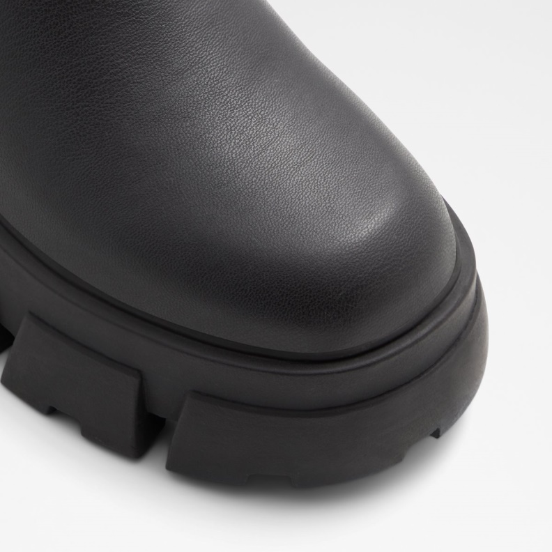 Grandsole Platform Ankle Boot Lug Sole Fashion Black Aldo