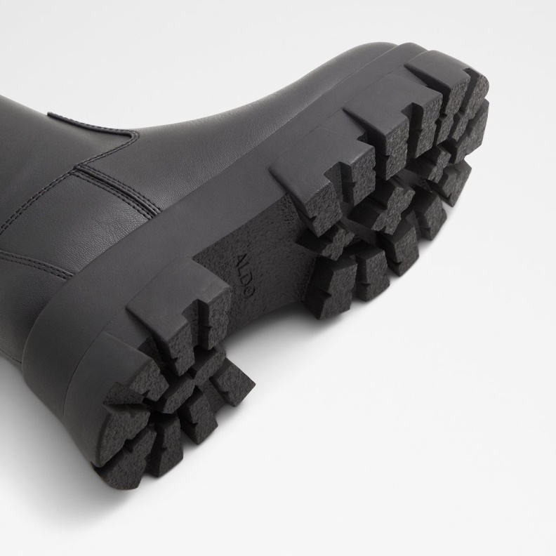 Grandsole Platform Ankle Boot Lug Sole Fashion Black Aldo