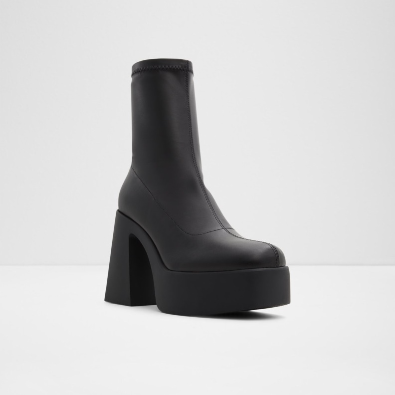Aldo Fashion Black Grandstep Platform Ankle Boot