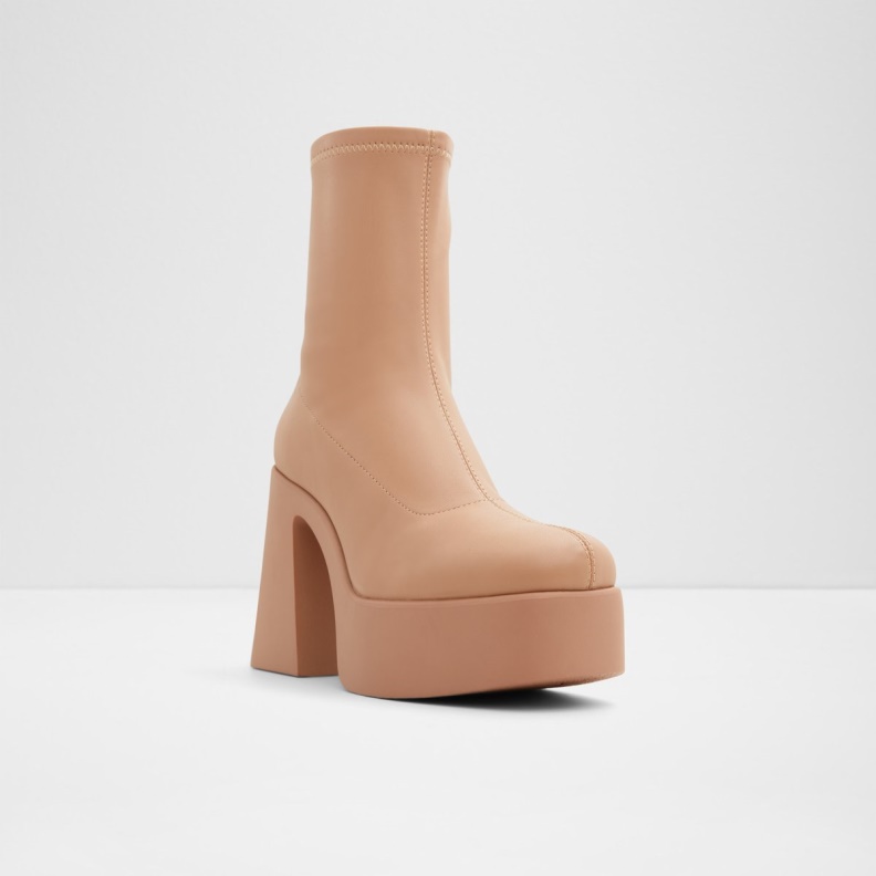Grandstep Platform Ankle Boot Fashion Aldo Medium Beige