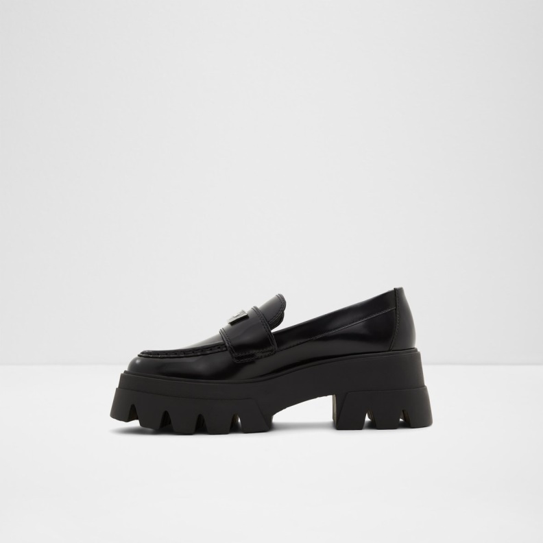 Aldo Fashion Grandwalk Loafer Lug Sole Black
