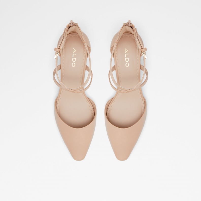 Grarwen Ankle Strap Heeled Shoe Fashion Aldo Bone