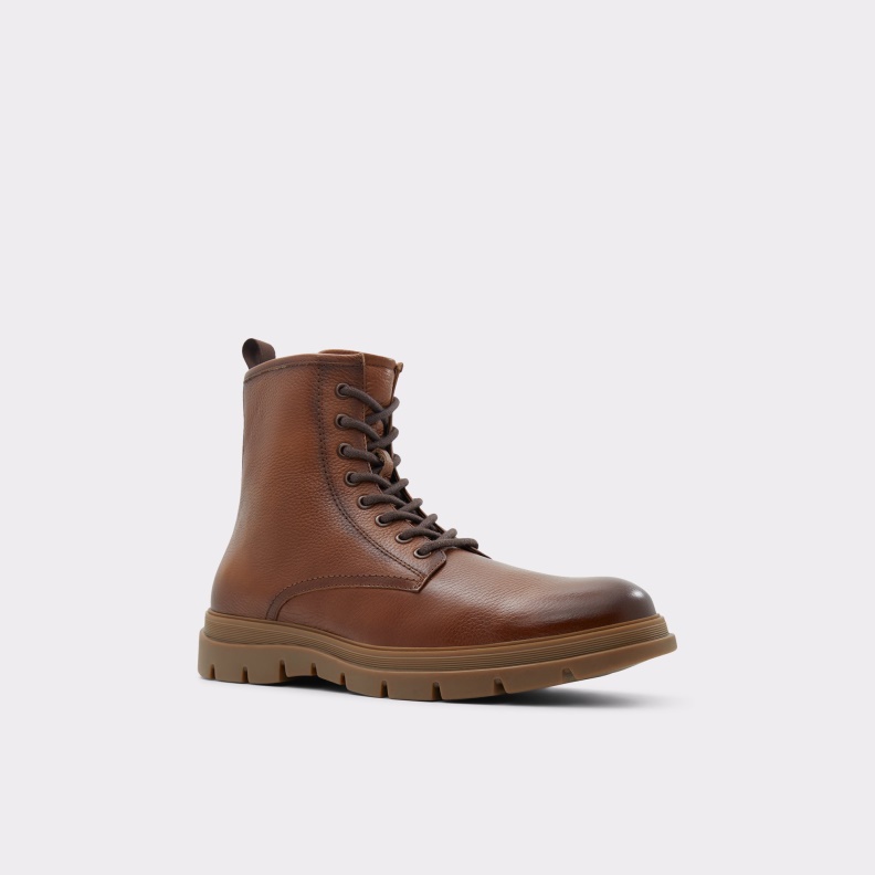 Fashion Aldo Cognac Graveldiver Lace-Up Boot