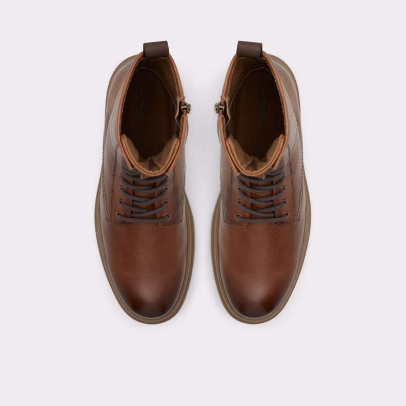 Fashion Aldo Cognac Graveldiver Lace-Up Boot