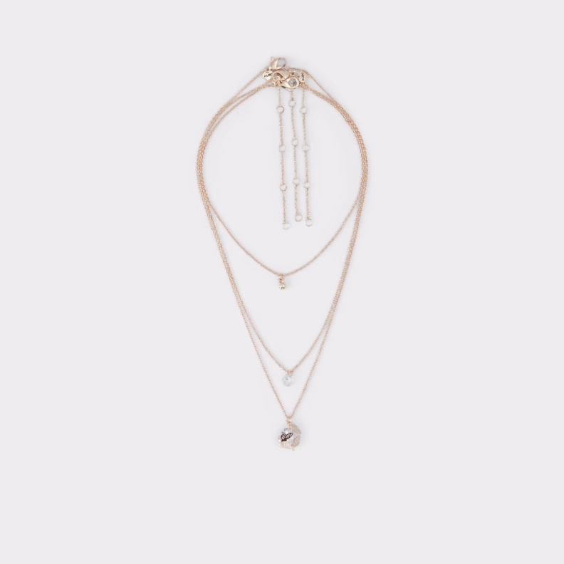Rose Gold Groasien Necklace Aldo Fashion