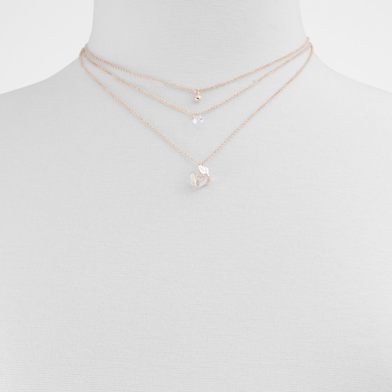 Rose Gold Groasien Necklace Aldo Fashion