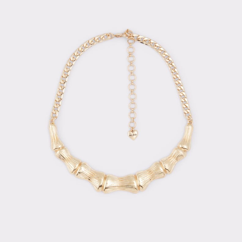 Gwaetlan Statement Necklace Gold Aldo Fashion