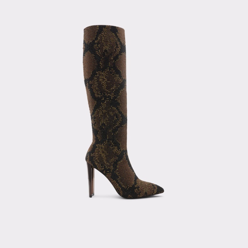 Aldo Brown Fashion Gwenith Knee-High Boot Block Heel