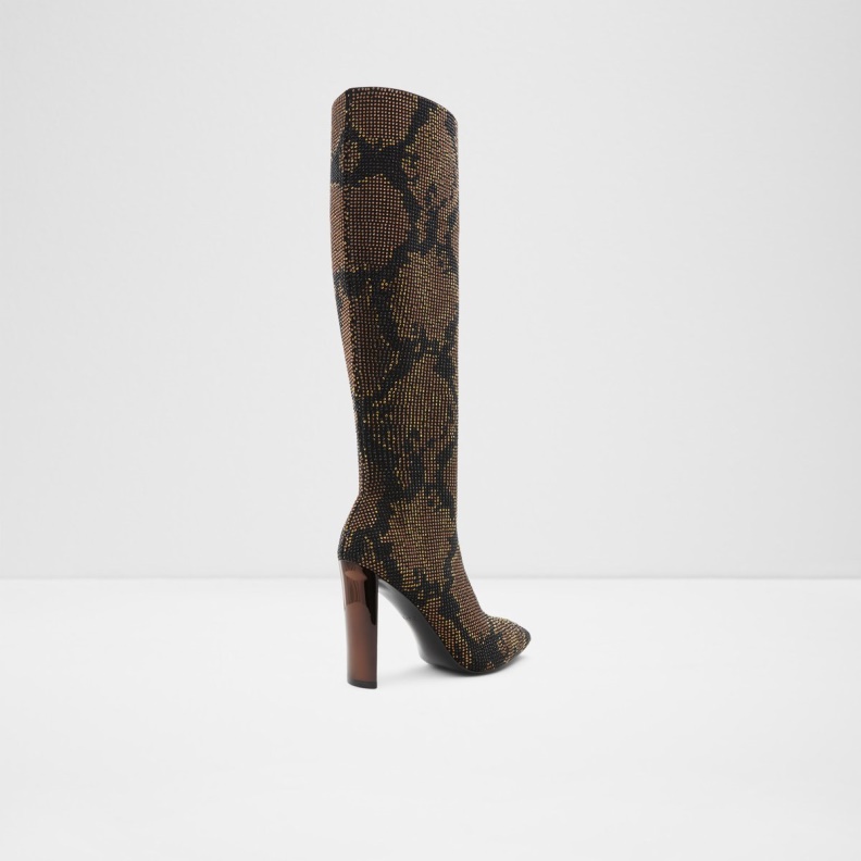 Aldo Brown Fashion Gwenith Knee-High Boot Block Heel