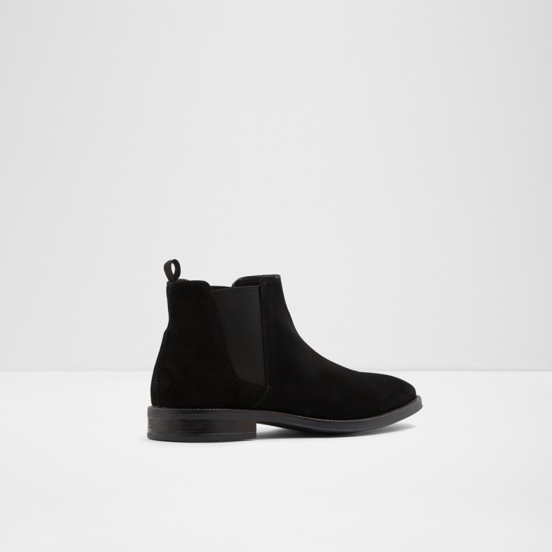 Aldo Fashion Black Leather Smooth Gweracien Chelsea Boot