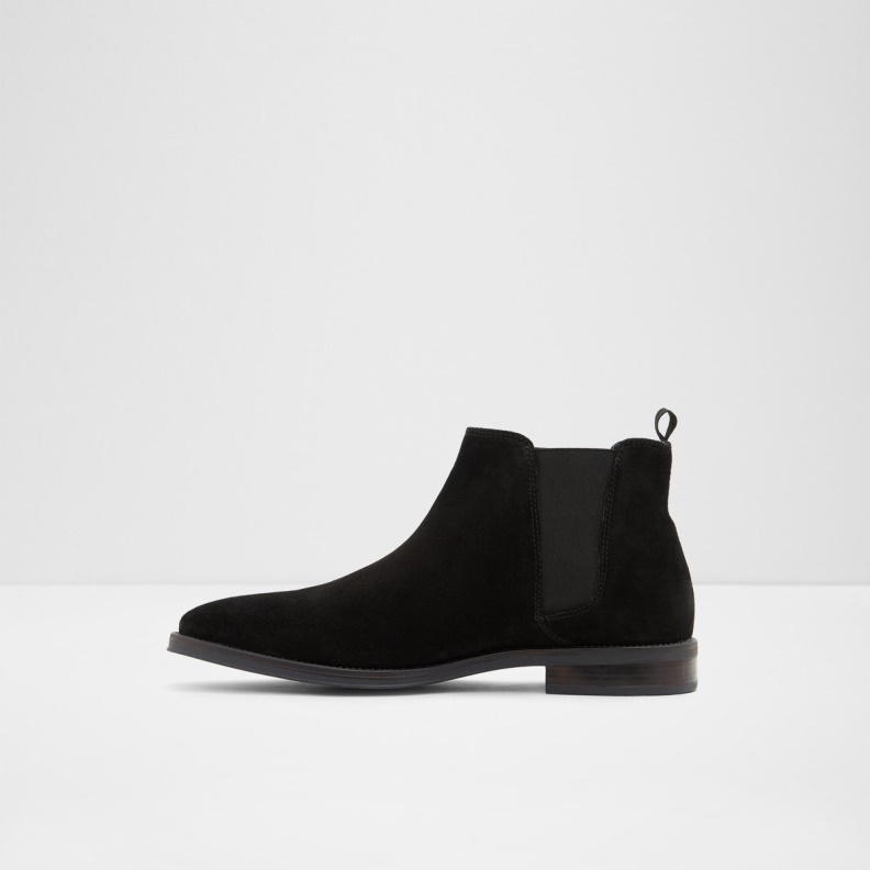 Aldo Fashion Black Leather Smooth Gweracien Chelsea Boot