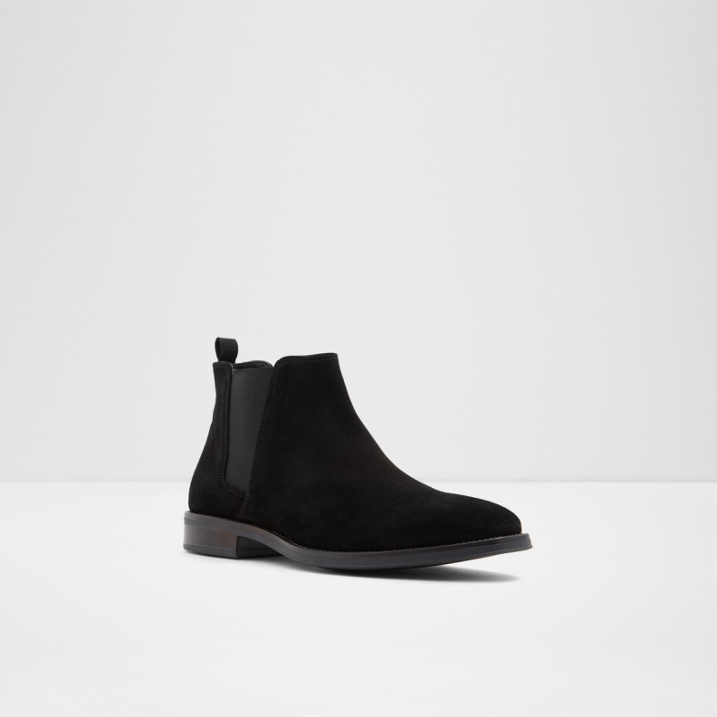 Aldo Fashion Black Leather Smooth Gweracien Chelsea Boot