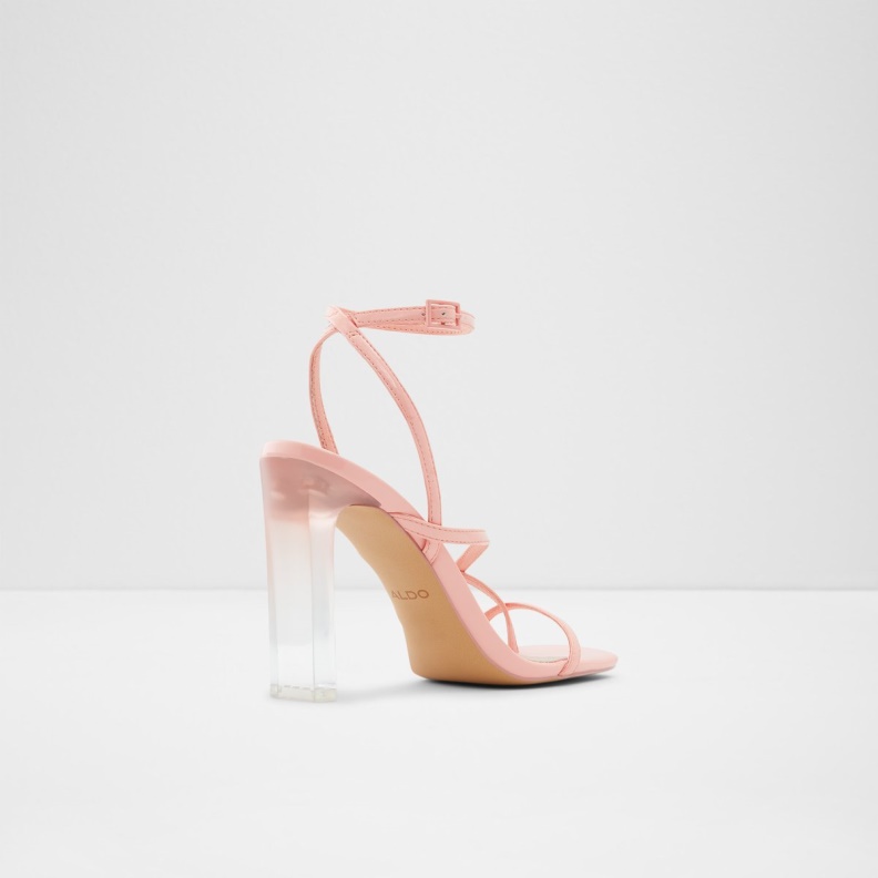 Light Orange Hainiel Strappy Heeled Sandal Cup Sole Aldo Fashion
