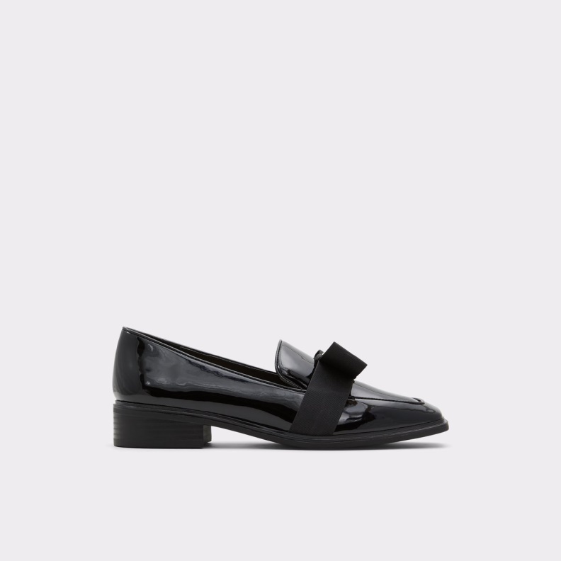 Aldo New Arrival Hairalle Loafer Black Synthetic Patent Fashion