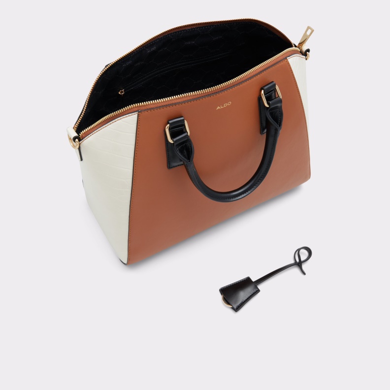 Fashion Black Multi Aldo New Arrival Halaberiell Satchel Bag