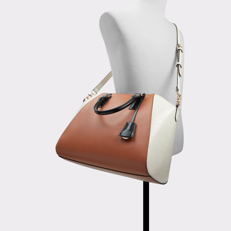 Fashion Black Multi Aldo New Arrival Halaberiell Satchel Bag