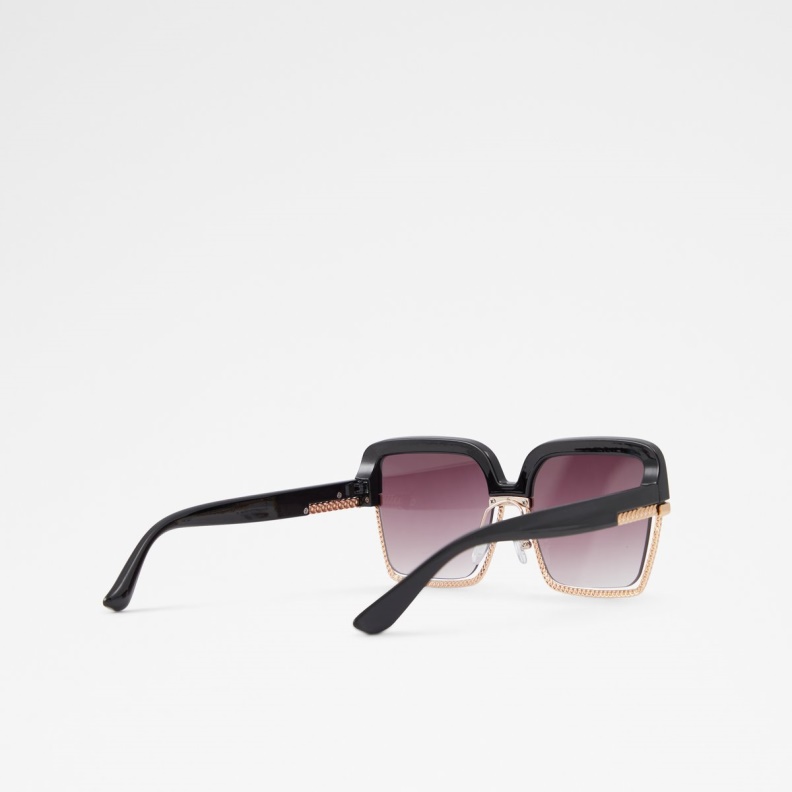 Halaeraen Sunglasses Fashion Aldo Black-Gold Multi