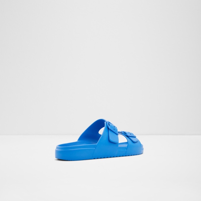 Blue Synthetic Rubber Hideo Slide Sandal Aldo Fashion