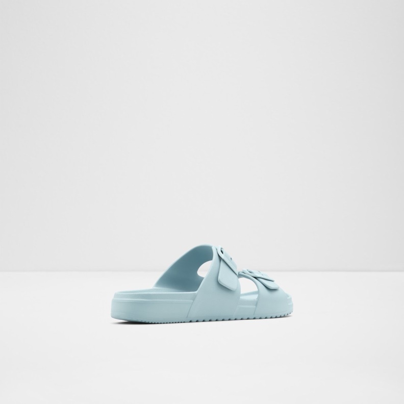 Fashion Blue Synthetic Rubber Hideo Slide Sandal Aldo