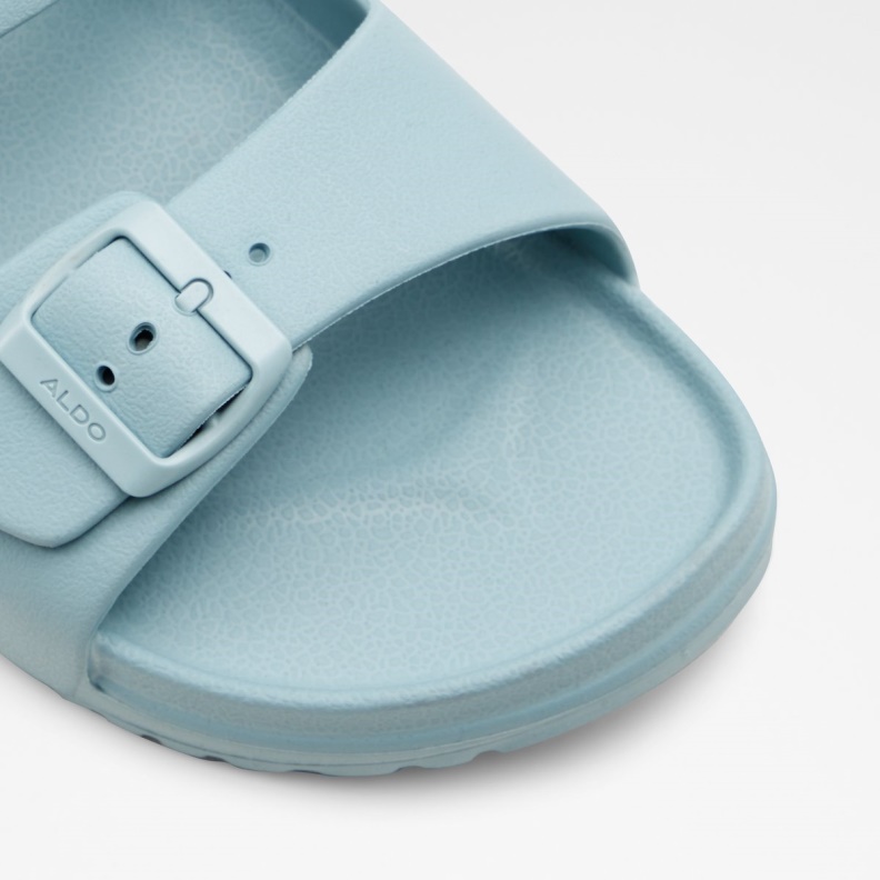 Fashion Blue Synthetic Rubber Hideo Slide Sandal Aldo