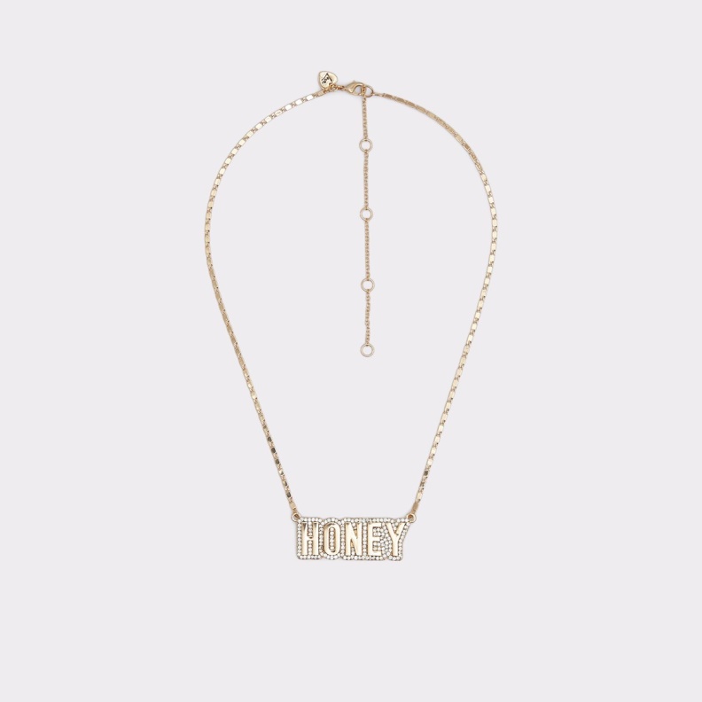Fashion Gold-Clear Multi Honeyy Necklace Aldo