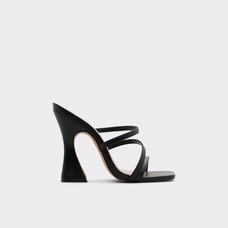 Aldo Fashion Hugar Heeled Mule Black