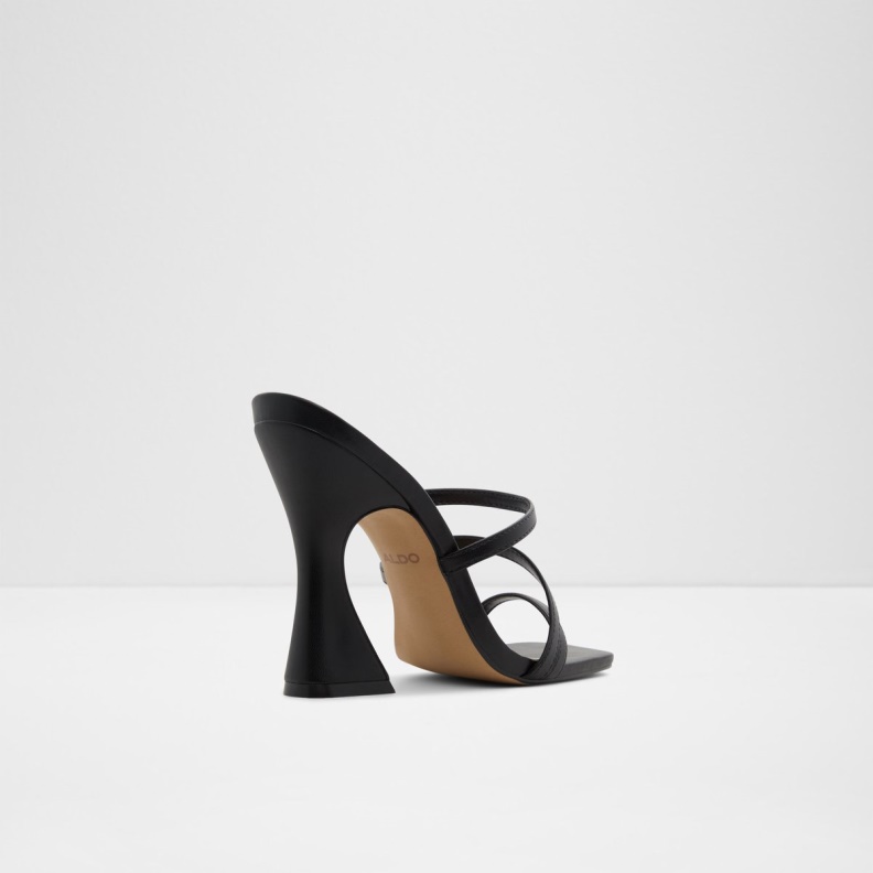 Aldo Fashion Hugar Heeled Mule Black
