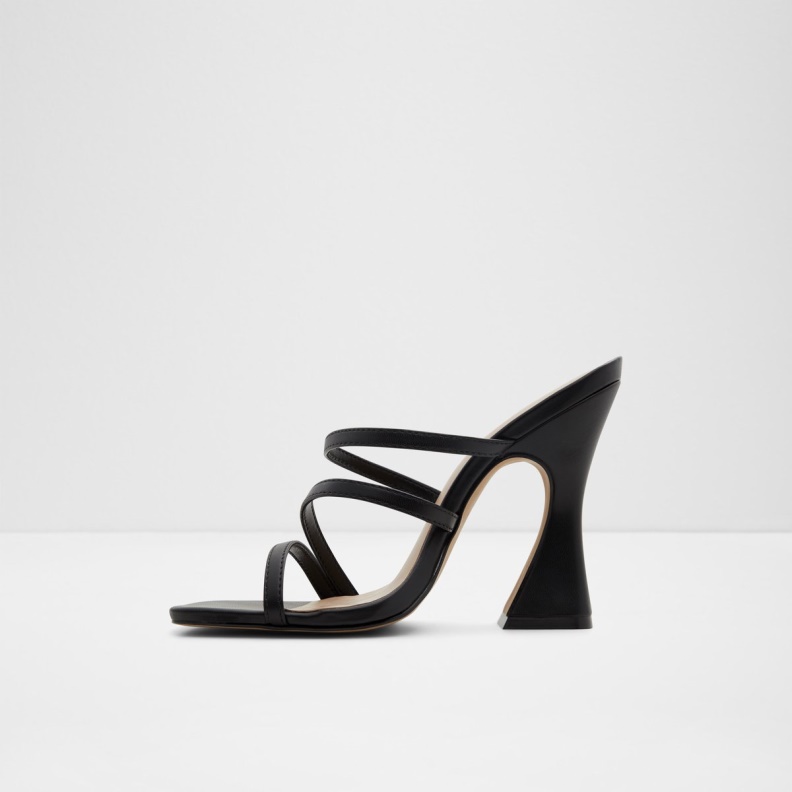Aldo Fashion Hugar Heeled Mule Black
