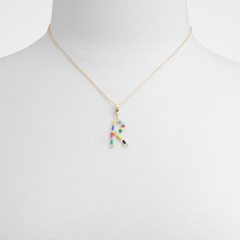 Aldo Fashion Ibeicien Necklace Dark Yellow