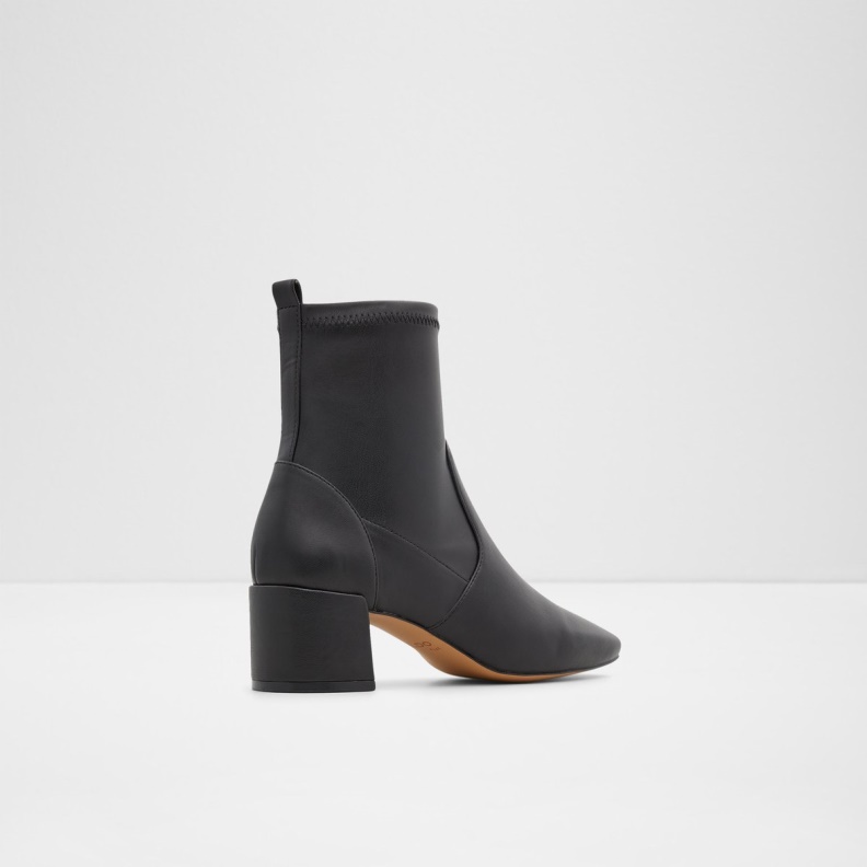 Fashion Black Textile Smooth Ibiraswen Ankle Boot Aldo
