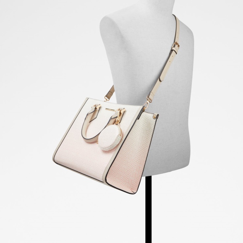 Sold Out Iconigram Tote Bag Fashion Beige Overflow Aldo