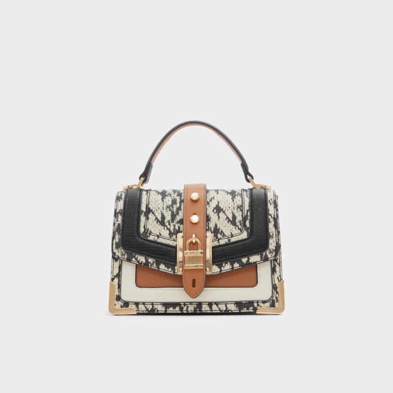 Iconilock Top Handle Bag Fashion Medium Brown Aldo