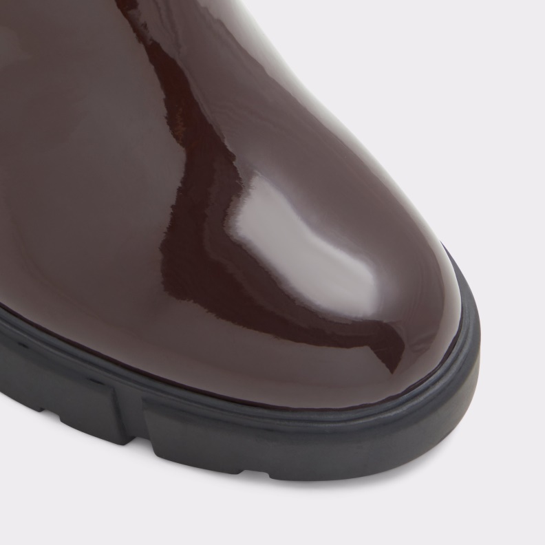 Ilanna Ankle Boot Lug Sole Dark Brown Aldo Fashion