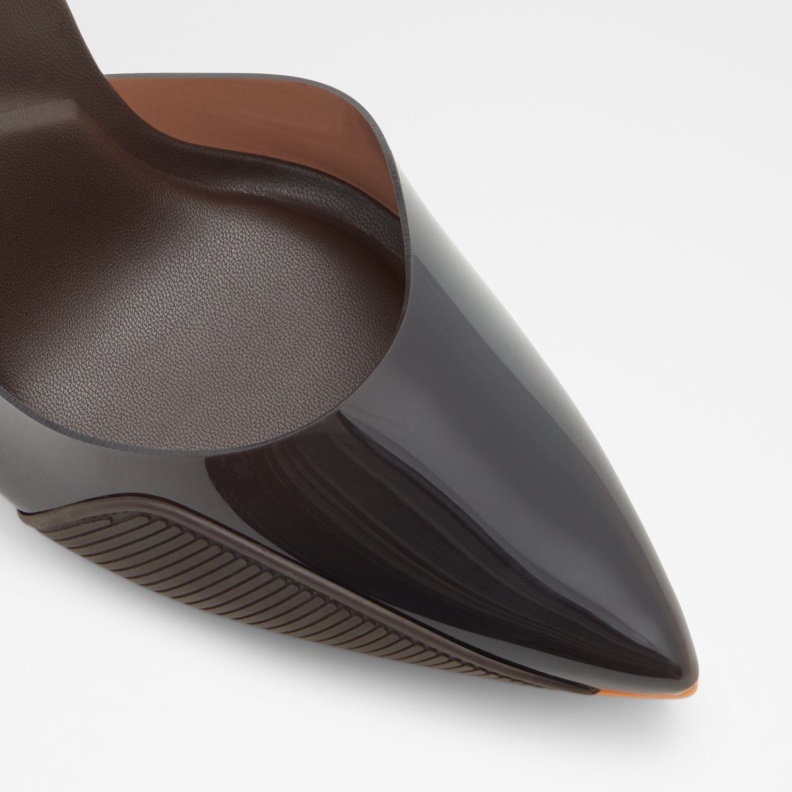 Fashion Aldo Invisi High Heel Shoe Dark Brown