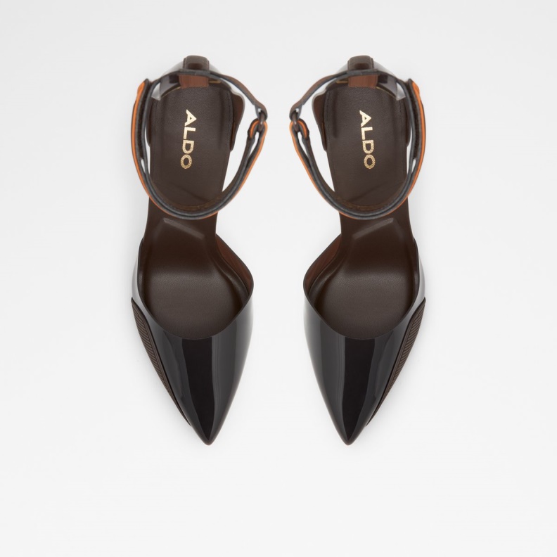 Fashion Aldo Invisi High Heel Shoe Dark Brown