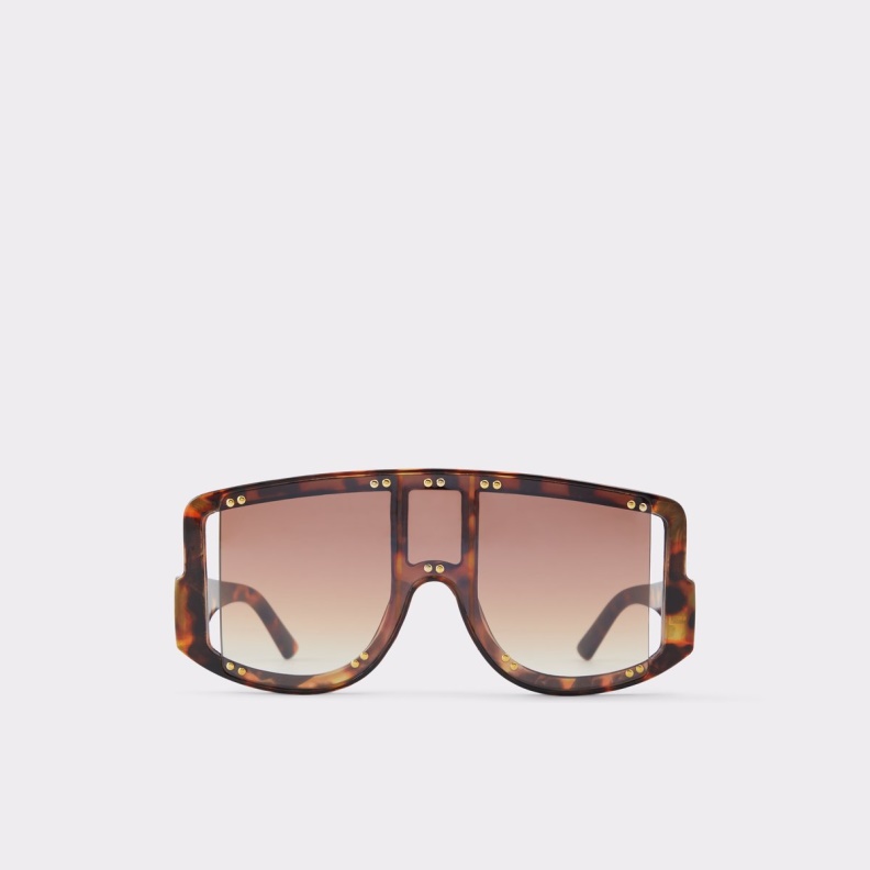 Brown Javabriclya Shield Sunglasses Aldo Fashion