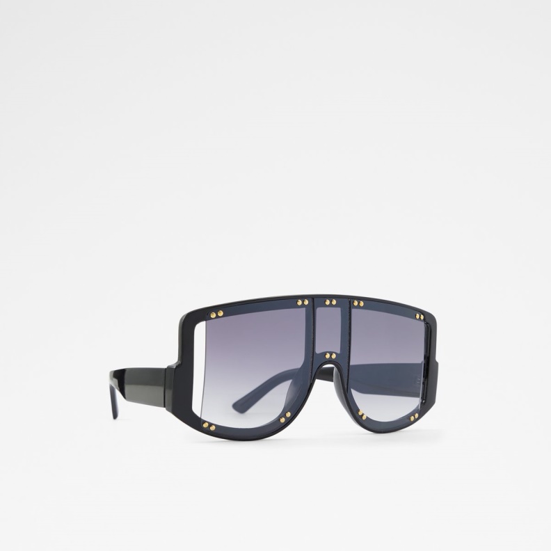 Javabriclya Shield Sunglasses Fashion Aldo Black-Gold Multi