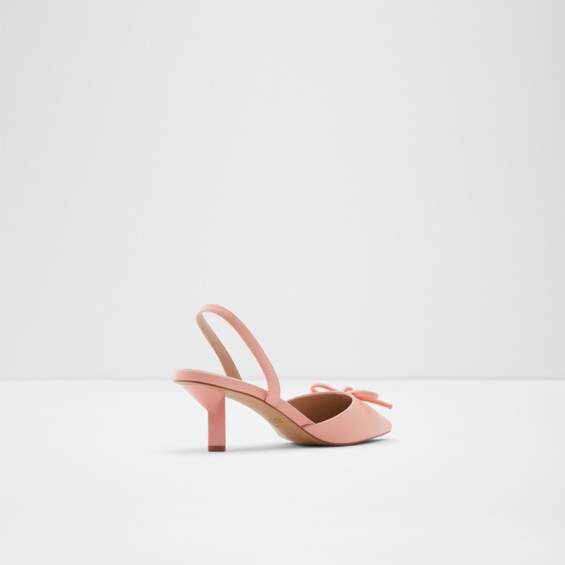 Aldo Light Orange Fashion Javaleria High Heel Shoe Kitten Heel