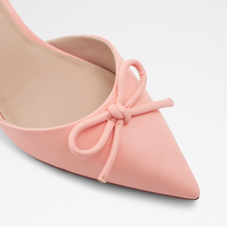 Aldo Light Orange Fashion Javaleria High Heel Shoe Kitten Heel