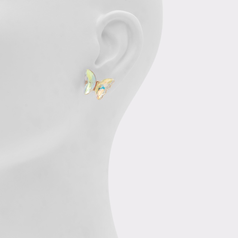 Fashion Aldo Gold-Clear Multi Last Chance Javoriel Stud Earrings