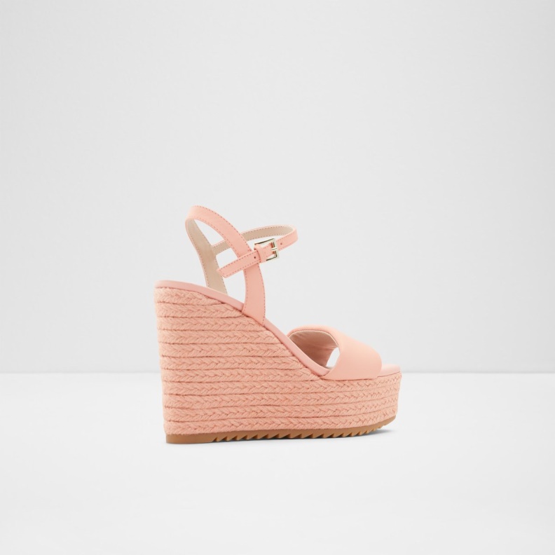 Fashion Aldo Light Orange Jeigh Wedge Sandal Wedge Heel