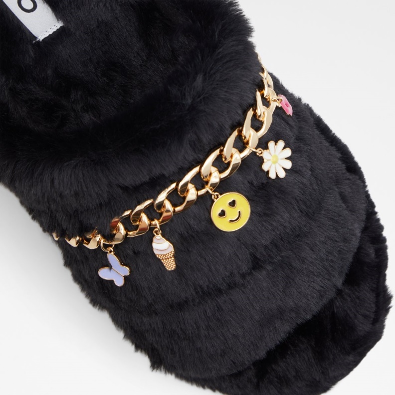 Black-Gold Multi Jennanalia Slippers Fashion Aldo