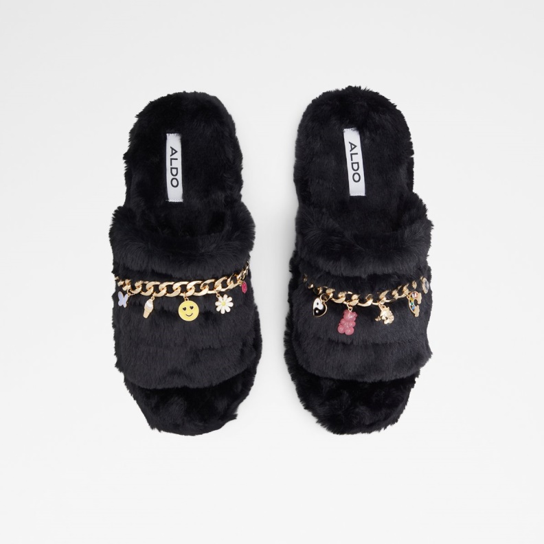 Black-Gold Multi Jennanalia Slippers Fashion Aldo