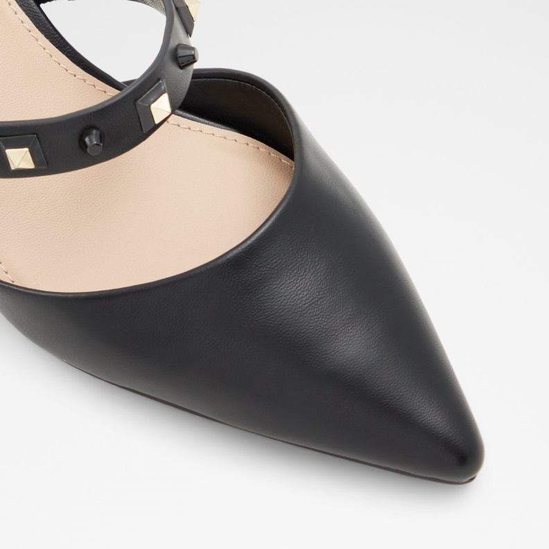 Fashion Black Aldo Sold Out Jennenaldar Sling Back High Heel Block Heel