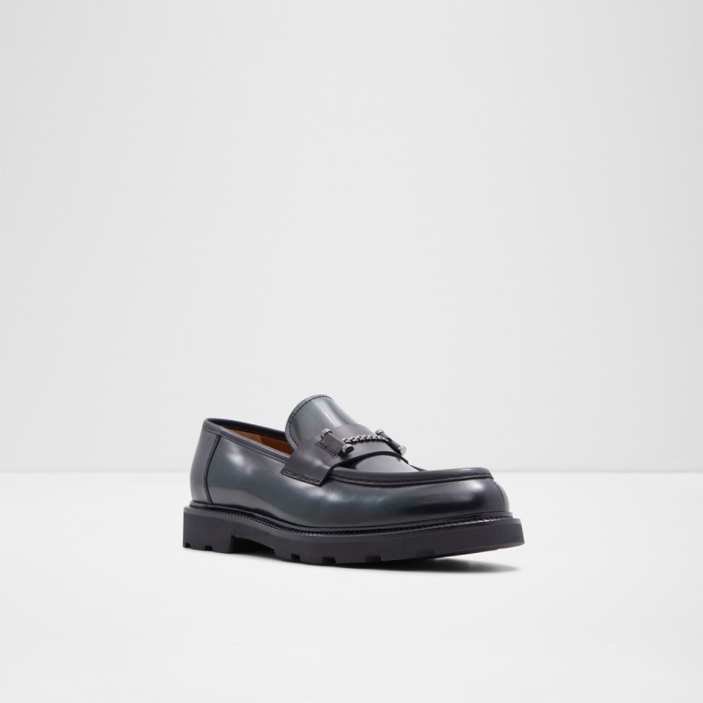 Aldo New Arrival Jewels Loafer Dark Green Fashion
