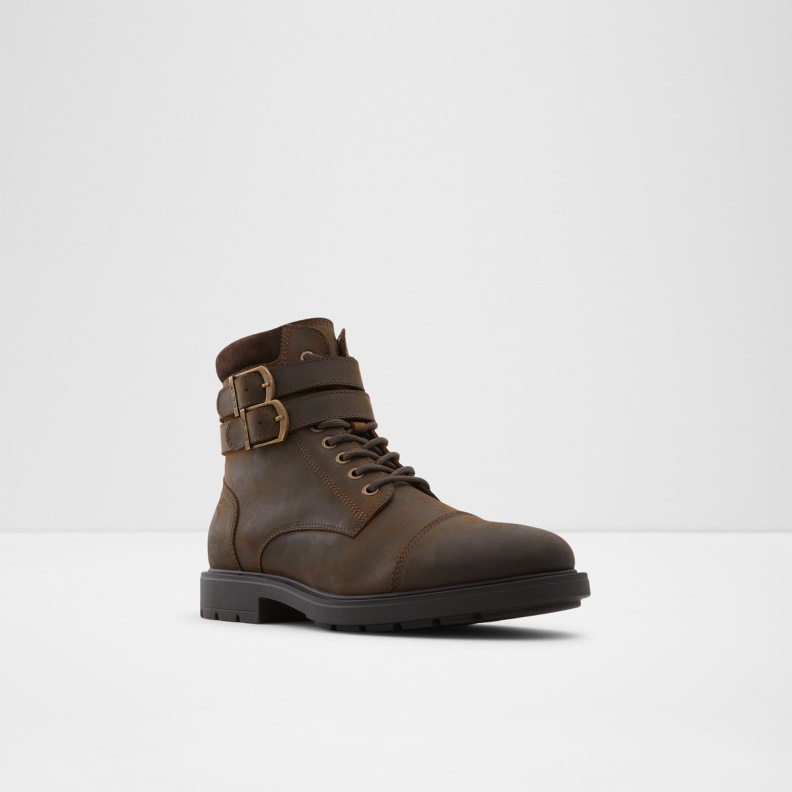 Fashion Dark Brown Jokubas Lace-Up Boot Aldo