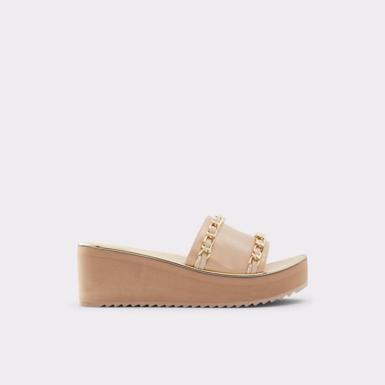 Bone Kaerratlan Slide Sandal Wedge Heel Aldo Fashion