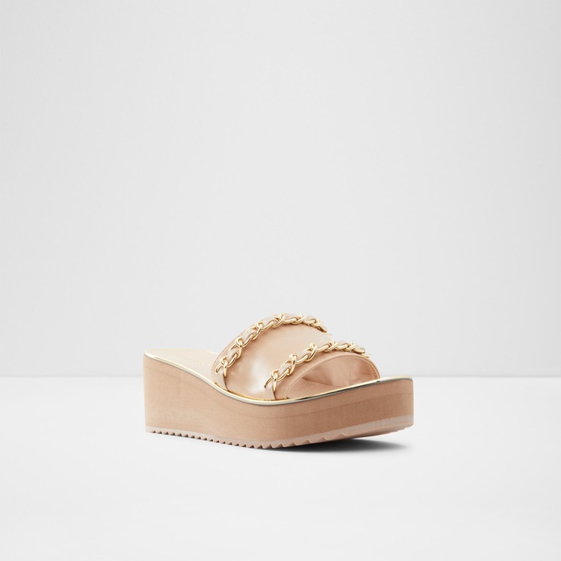 Bone Kaerratlan Slide Sandal Wedge Heel Aldo Fashion