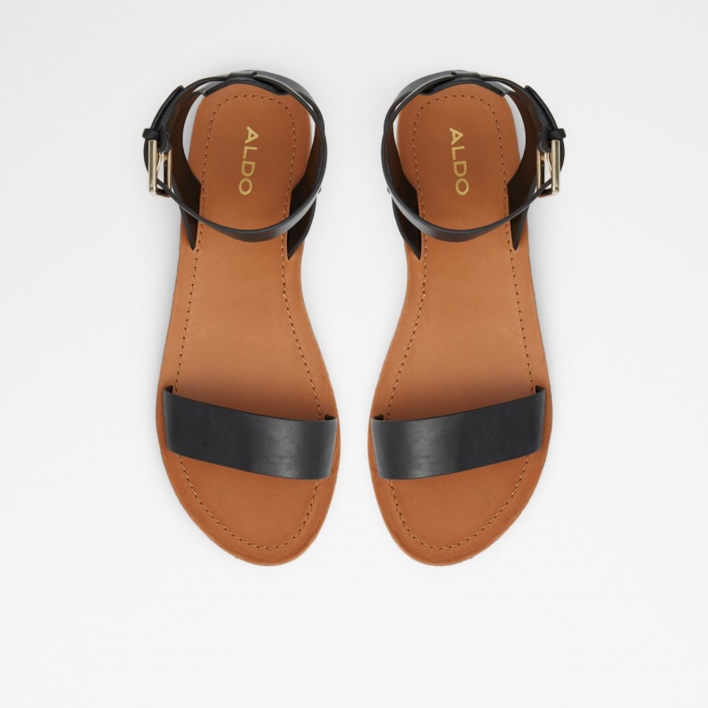 Aldo Fashion Kedaredia Flat Sandal Black